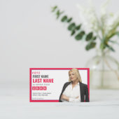 Carte De Visite Campagne électorale Candidat du Parti Républicain (Debout devant)