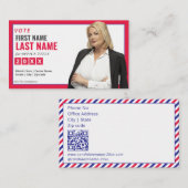 Carte De Visite Campagne électorale Candidat du Parti Républicain (Devant / Derrière)