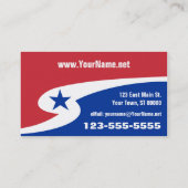 Carte De Visite Campagne électorale démocrate (Dos)