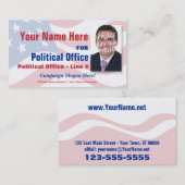 Carte De Visite Campagne électorale politique indépendante (Devant / Derrière)