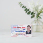 Carte De Visite Campagne électorale politique indépendante (Debout devant)