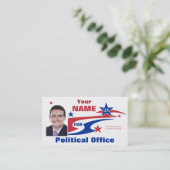 Carte De Visite Campagne électorale politique non partisane (Debout devant)