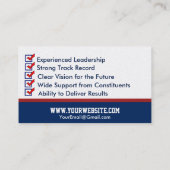 Carte De Visite Campaign Template Business Card (Dos)