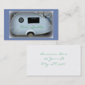 Carte De Visite Campeur customisé de cru de larme (Devant / Derrière)