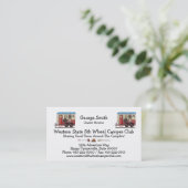 Carte De Visite Campeur de remorque de cheval (Debout devant)