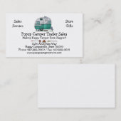 Carte De Visite Campeur mobile de scout (Devant / Derrière)