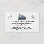 Carte De Visite Campeur rv HSH de Winnebago de Rialta (Devant)
