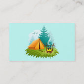 Carte de visite : Camping Camping Camper (Dos)