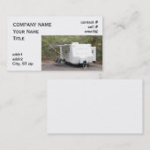 Carte De Visite camping de remorque (Devant / Derrière)