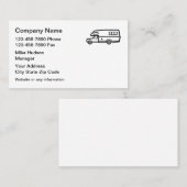 Carte De Visite Camping et Compers (Devant / Derrière)