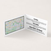 Carte De Visite Camping, Parc de vacances Détail (Intérieur)