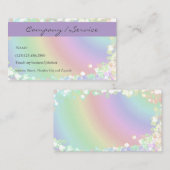 Carte De Visite camping services editable card (Devant / Derrière)