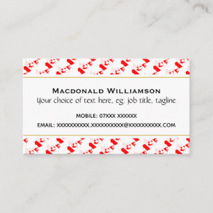 Carte De Visite CANADA Écriture chrétienne John 3:16