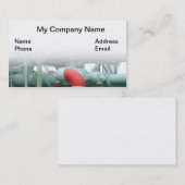 Carte De Visite Canalisation de mazout, d'essence et de mazout (Devant / Derrière)