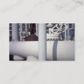 Carte De Visite Canalisation de raffinerie de pétrole (Dos)