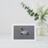 Carte De Visite Canard à colle (Bordé) (Debout devant)