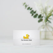 Carte De Visite Canard simple en caoutchouc jaune (Debout devant)