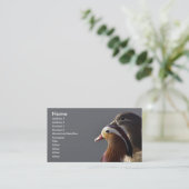 Carte De Visite Canards de mandarine (Debout devant)
