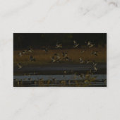 Carte De Visite Canards se levant de l'eau (Dos)
