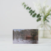 Carte De Visite Canards sur le lac empire (Debout devant)