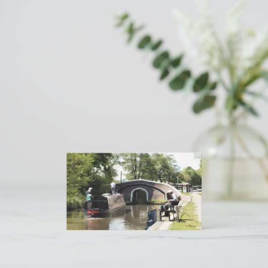 CARTE DE VISITE CANAUX (Debout devant)