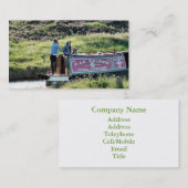 CARTE DE VISITE CANAUX (Devant / Derrière)