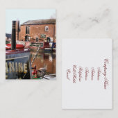 CARTE DE VISITE CANAUX (Devant / Derrière)