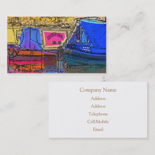 CARTE DE VISITE CANAUX (Devant / Derrière)