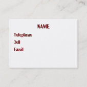 CARTE DE VISITE CANAUX (Dos)