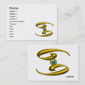 CARTE DE VISITE CANCER (Devant / Derrière)