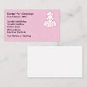 Carte De Visite Cancer Theme Oncologist Business Cards (Devant / Derrière)