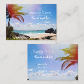 Carte De Visite Cancun Mexique (Devant / Derrière)