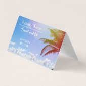 Carte De Visite Cancun Mexique (Dos)