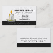 Carte De Visite Canderolleur ~ Fabrication (Devant / Derrière)