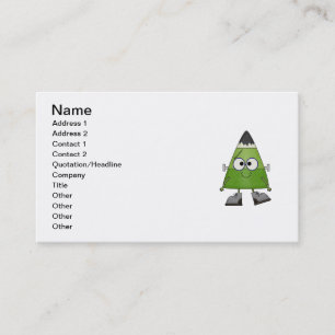 Carte De Visite Candy Corn Frankenstein Halloween