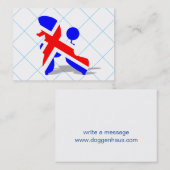 Carte De Visite Caniche britannique (Devant / Derrière)