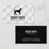 Carte De Visite Canine | Entraînement des chiens | Arrière - plan  (Devant / Derrière)