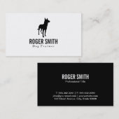 Carte De Visite Canine | Formation des chiens (Devant / Derrière)