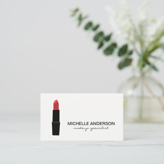 Carte De Visite Canne à lèvres (Debout devant)