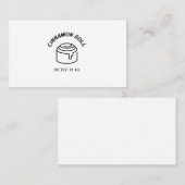 Carte De Visite Cannelle rouler le meilleur de tous (Devant / Derrière)