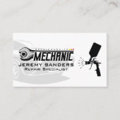 Carte De Visite Canon de pulvérisation mécanique de clé de réparat (Devant)