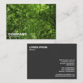 Carte De Visite Canopée des bois (Devant / Derrière)