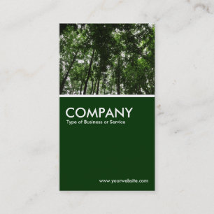 Carte De Visite Canopée en bois - Vert foncé