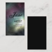 Carte De Visite Canvas arc-en-ciel (Devant / Derrière)