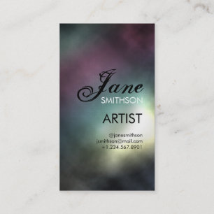 Carte De Visite Canvas arc-en-ciel