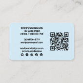 Carte De Visite Canycanes Client Commande Merci QR Code Social (Dos)