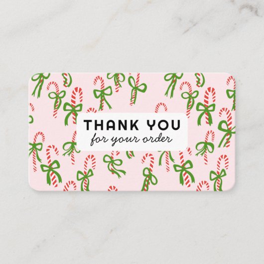 Carte De Visite Canycanes Client Commande Merci QR Code Social (Devant)