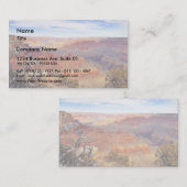 Carte De Visite Canyons grands de l'Arizona (Devant / Derrière)