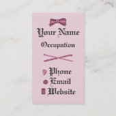 Carte De Visite Capitaine Crafty Skull et approvisionnements de (Dos)