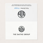 Carte De Visite Capital-risque | Entreprise (Extérieur déplié)